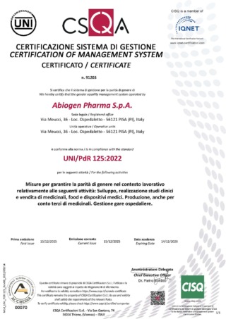 CSQA_91203_UNI_PdR_125__2022_Abiogen_Pharma_S.p.A._2025